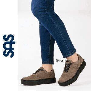 SAS Free Rein Non Slip Lace Up in Almond